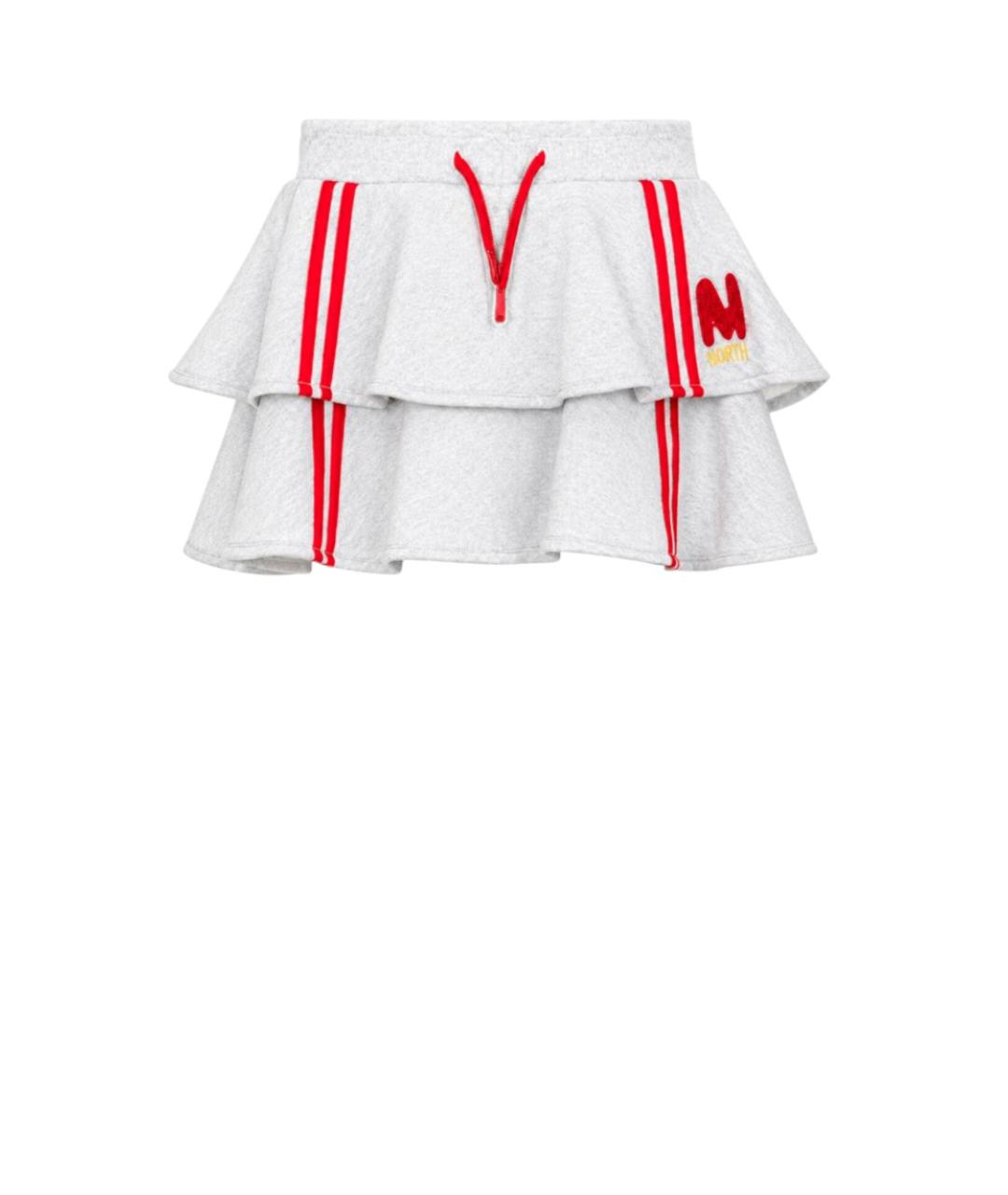 MSGM Серая юбка, фото 1