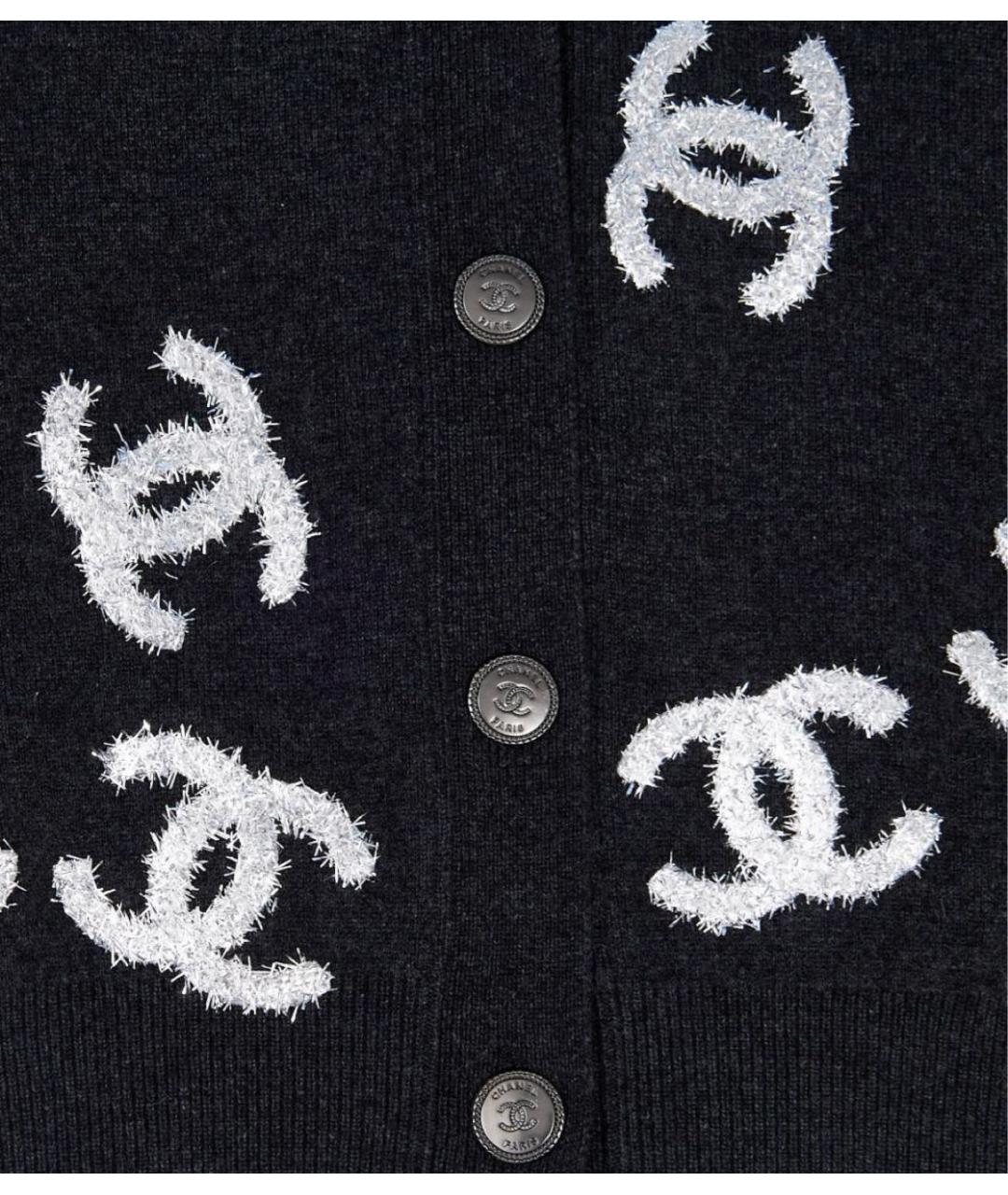 CHANEL Черный кардиган, фото 2