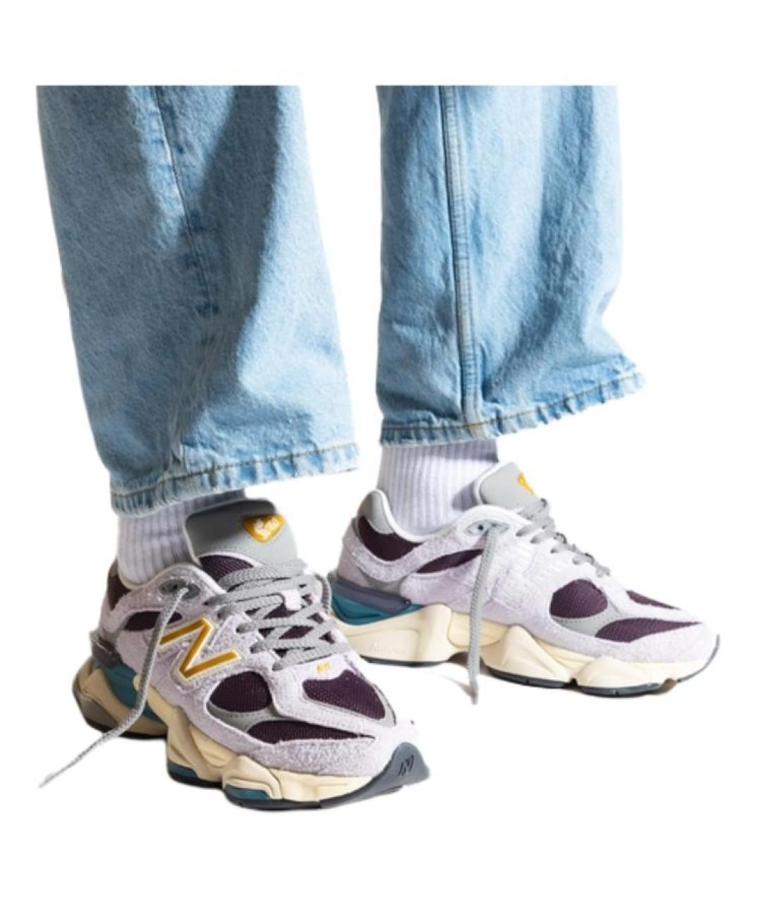 NEW BALANCE Розовые замшевые кроссовки, фото 6