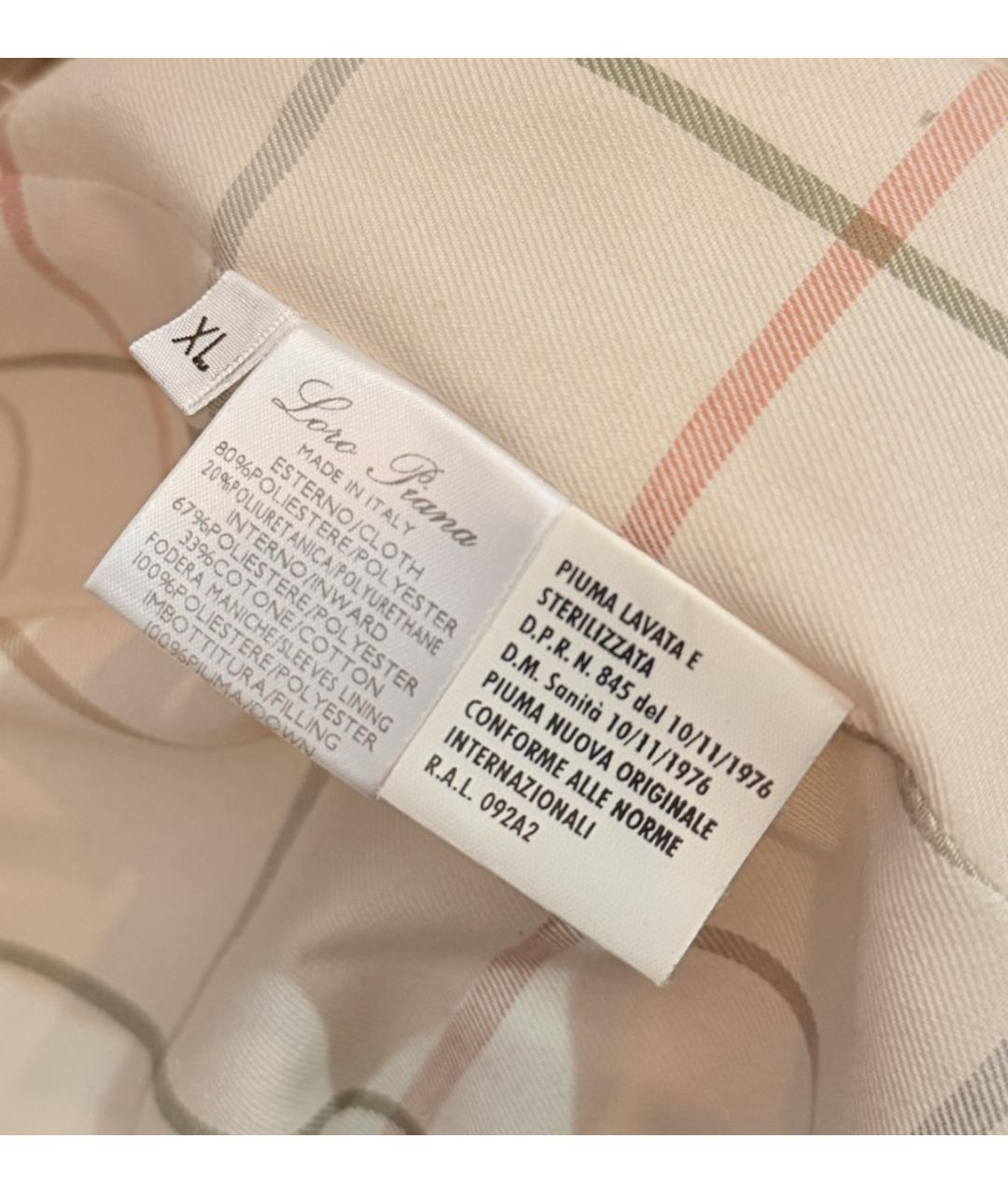 LORO PIANA Темно-синяя полиэстеровая парка, фото 7
