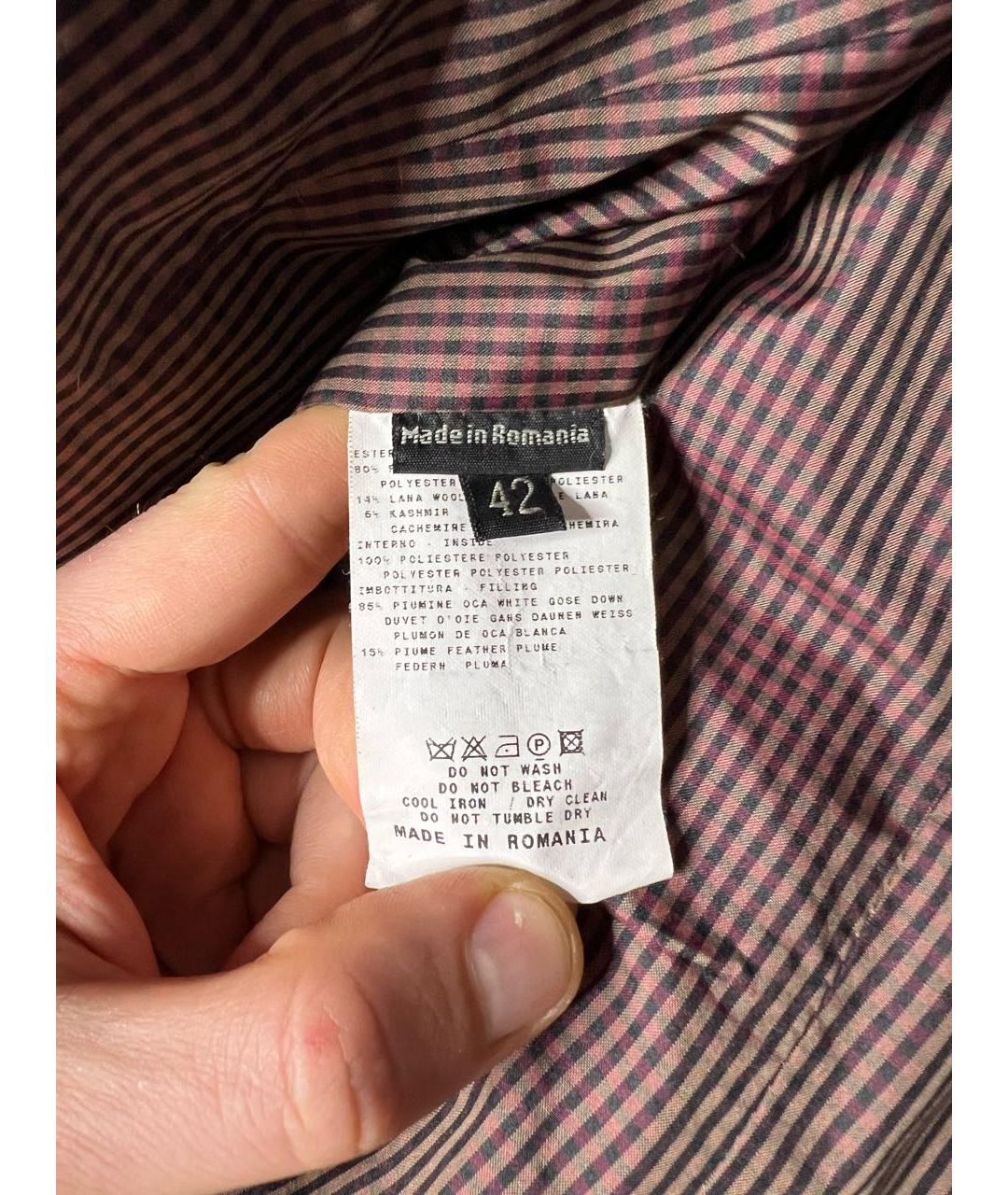 ETRO Коричневый пуховик, фото 8