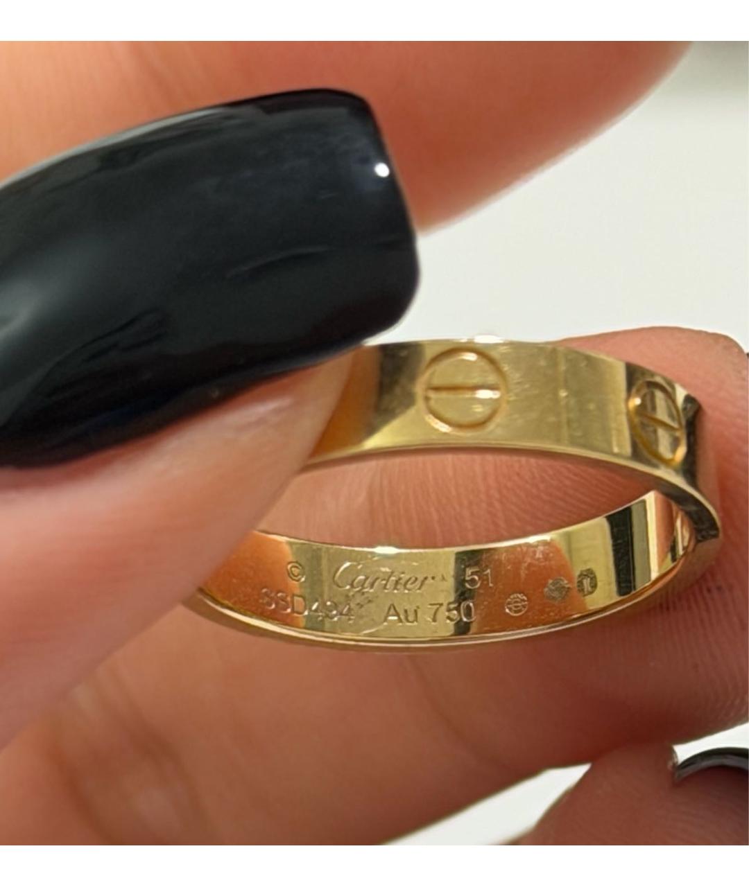 CARTIER Желтое кольцо из желтого золота, фото 2