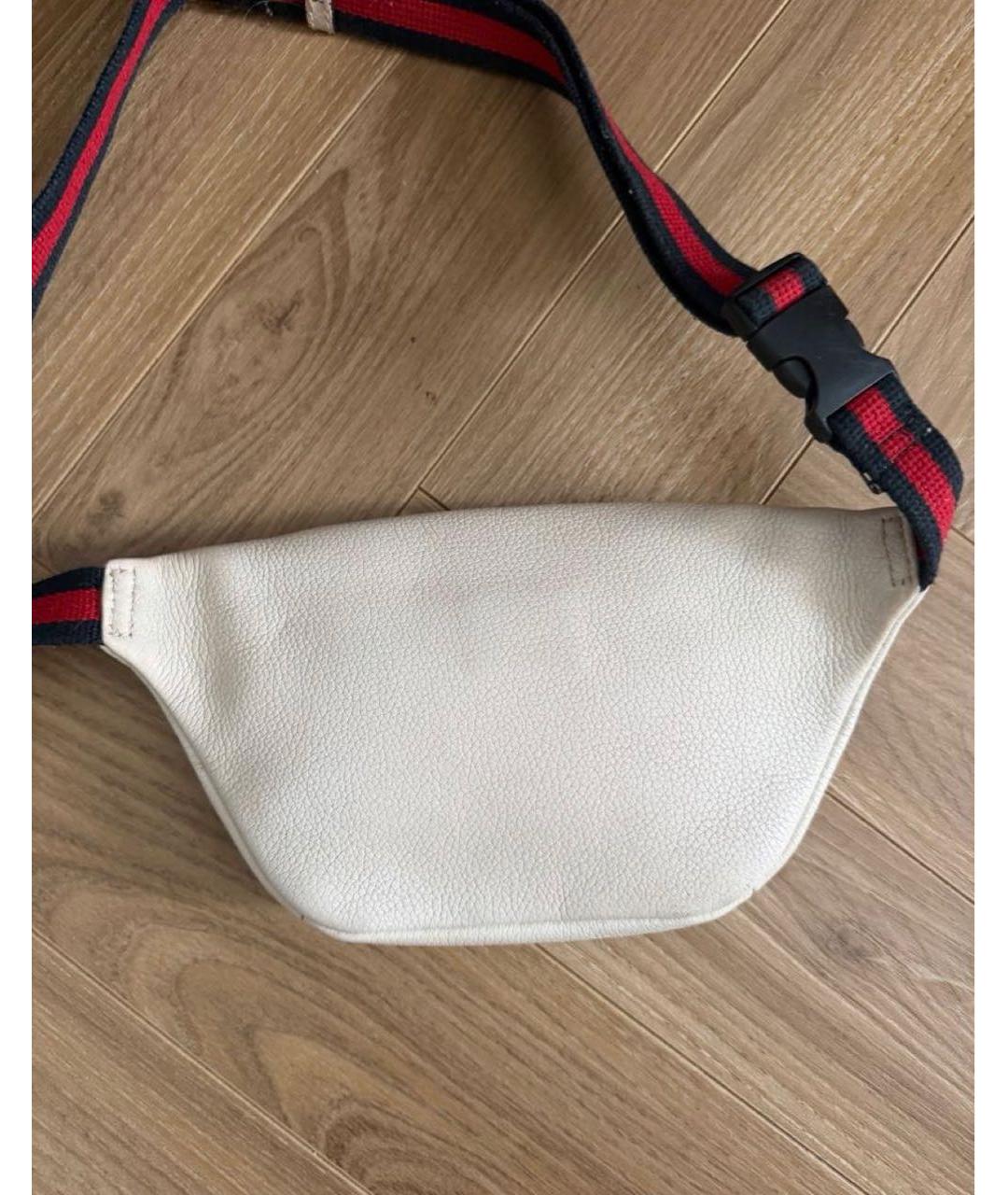 GUCCI Белая поясная сумка, фото 2