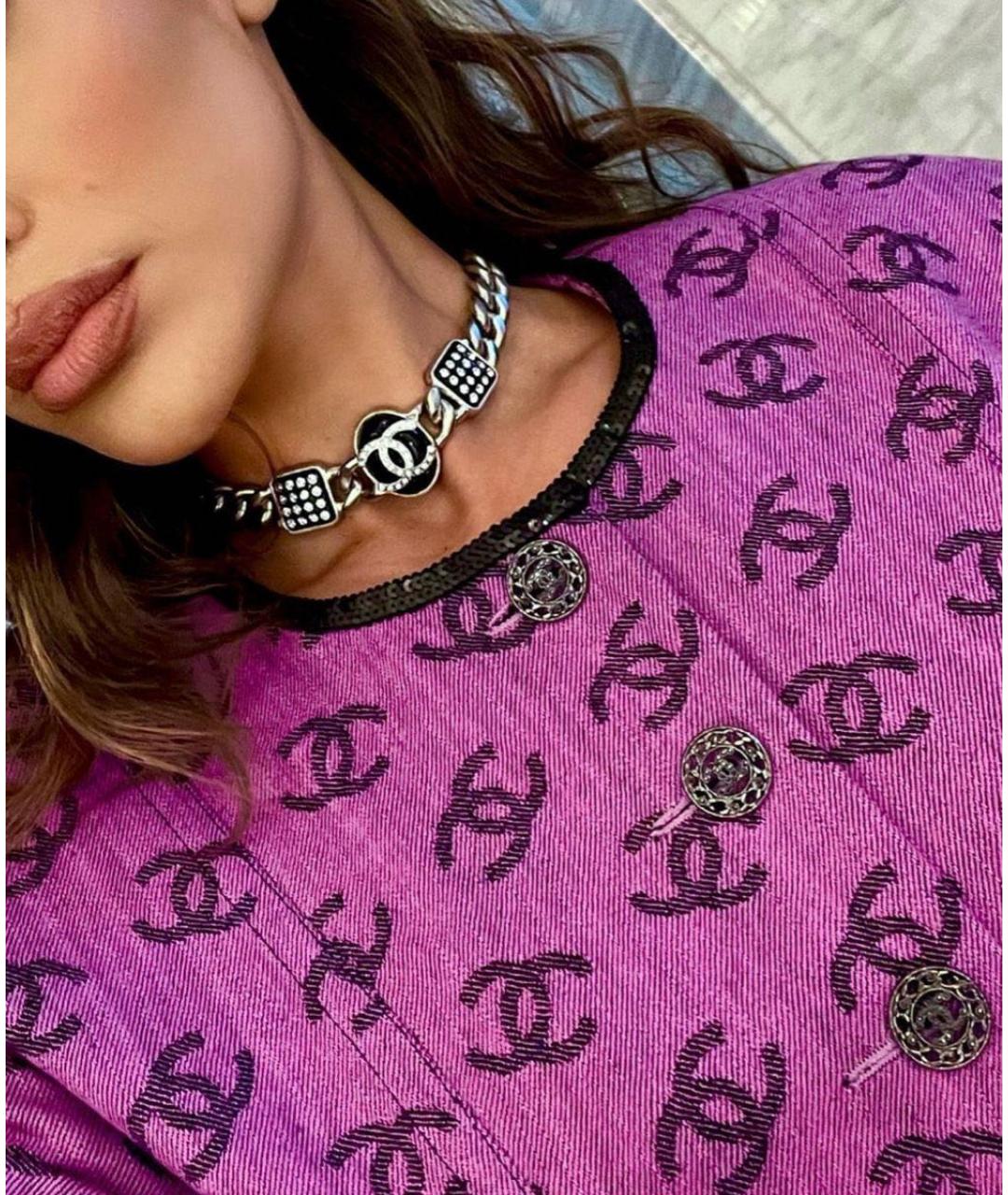 CHANEL Фиолетовый жакет/пиджак, фото 8