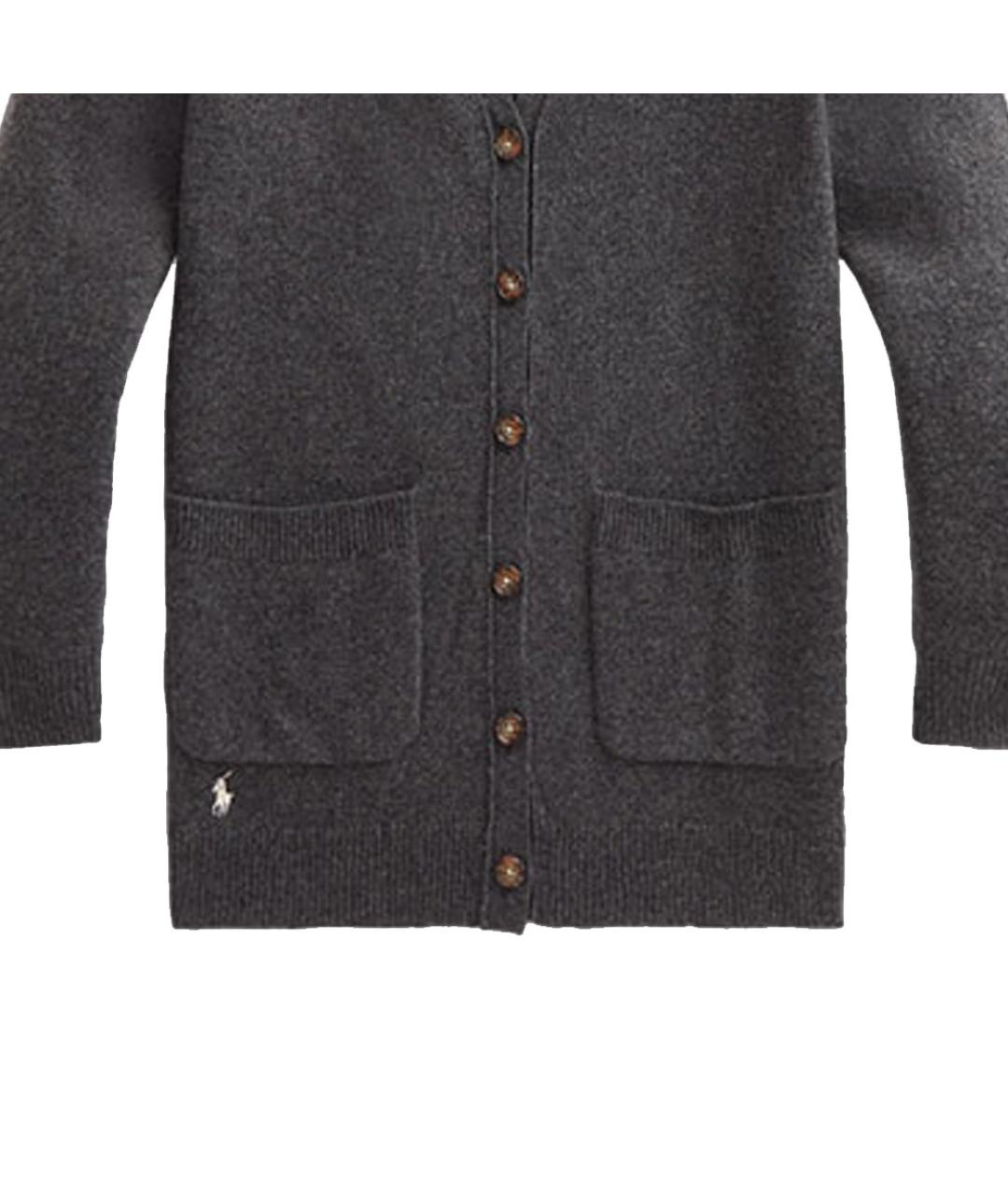 POLO RALPH LAUREN Серый кардиган, фото 4