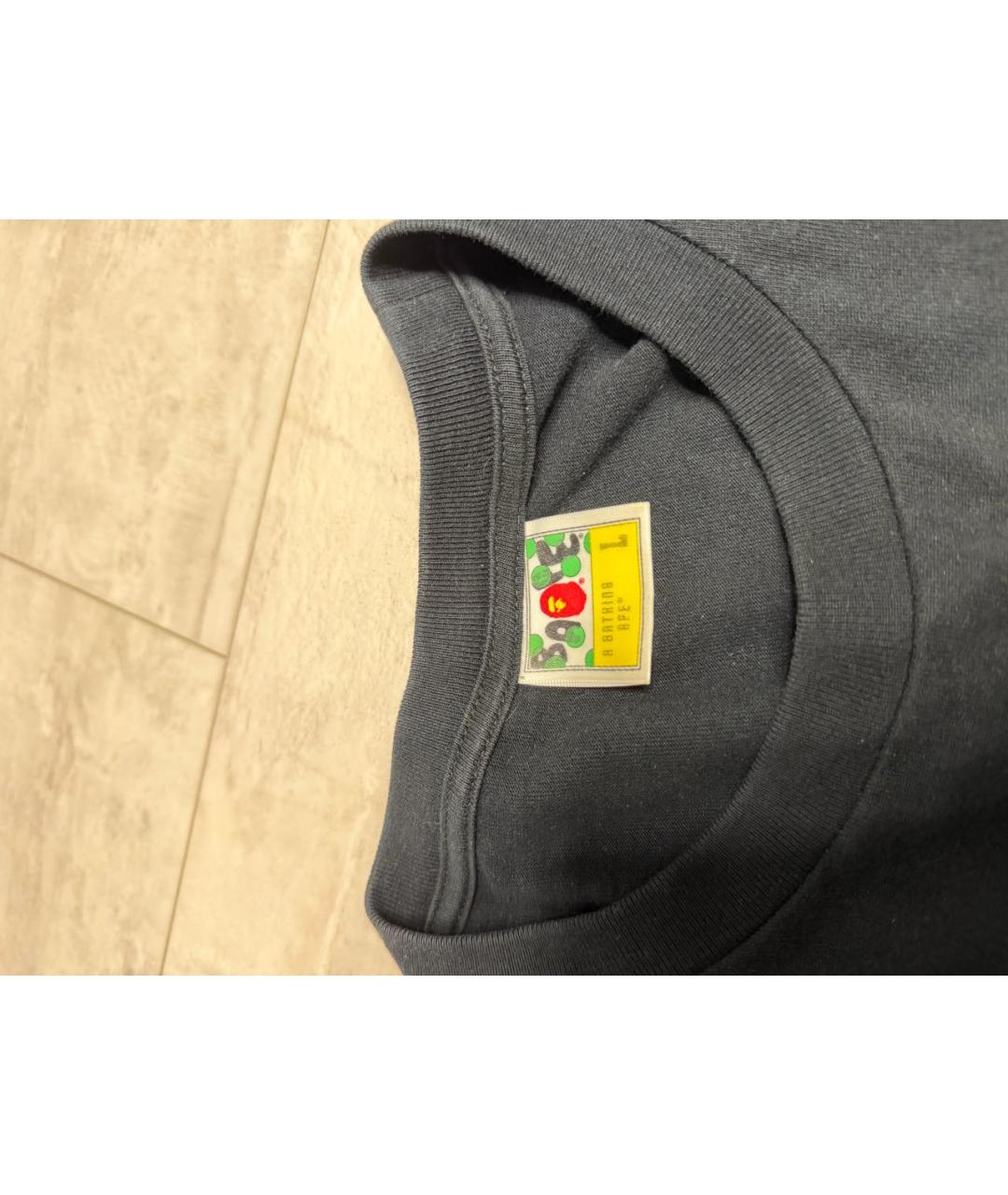 BAPE Черная хлопковая майка, фото 2