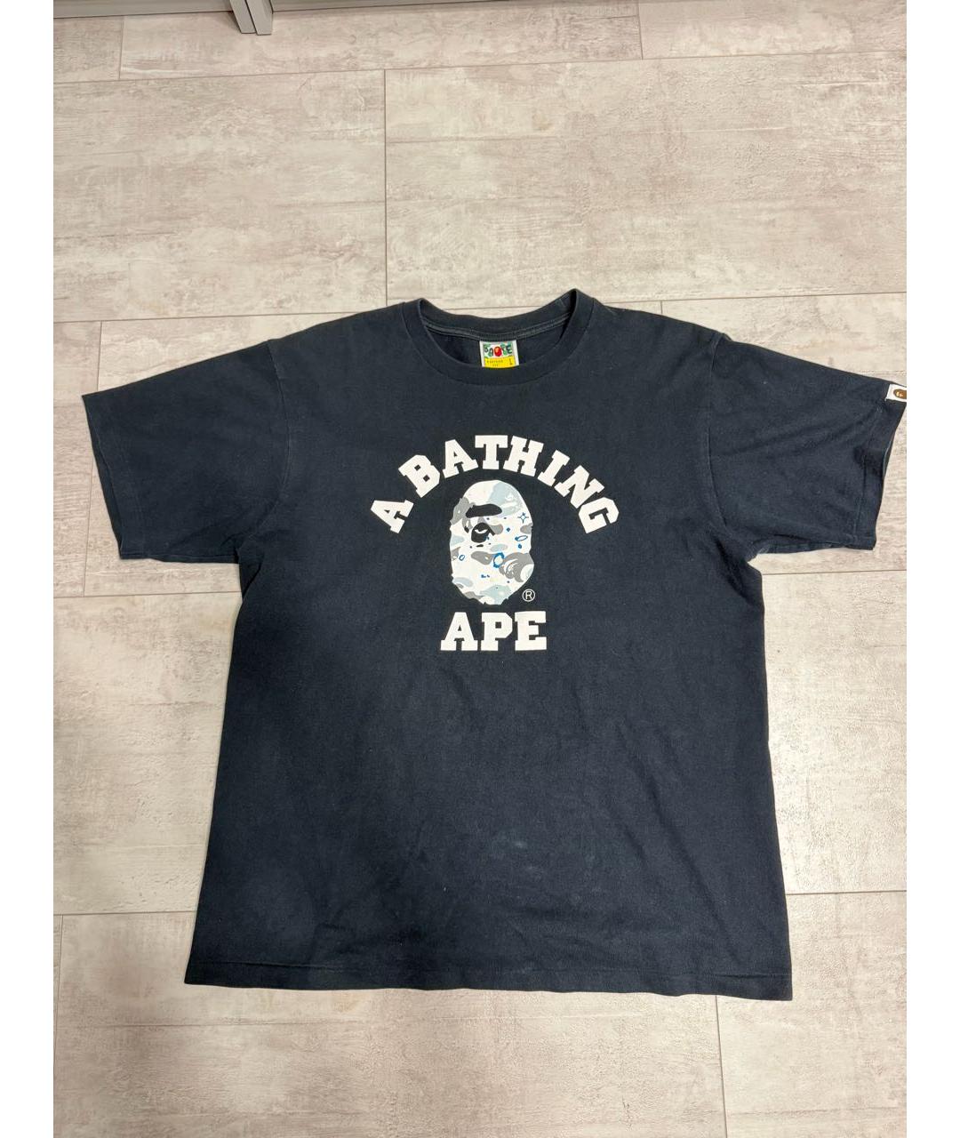 BAPE Черная хлопковая майка, фото 4