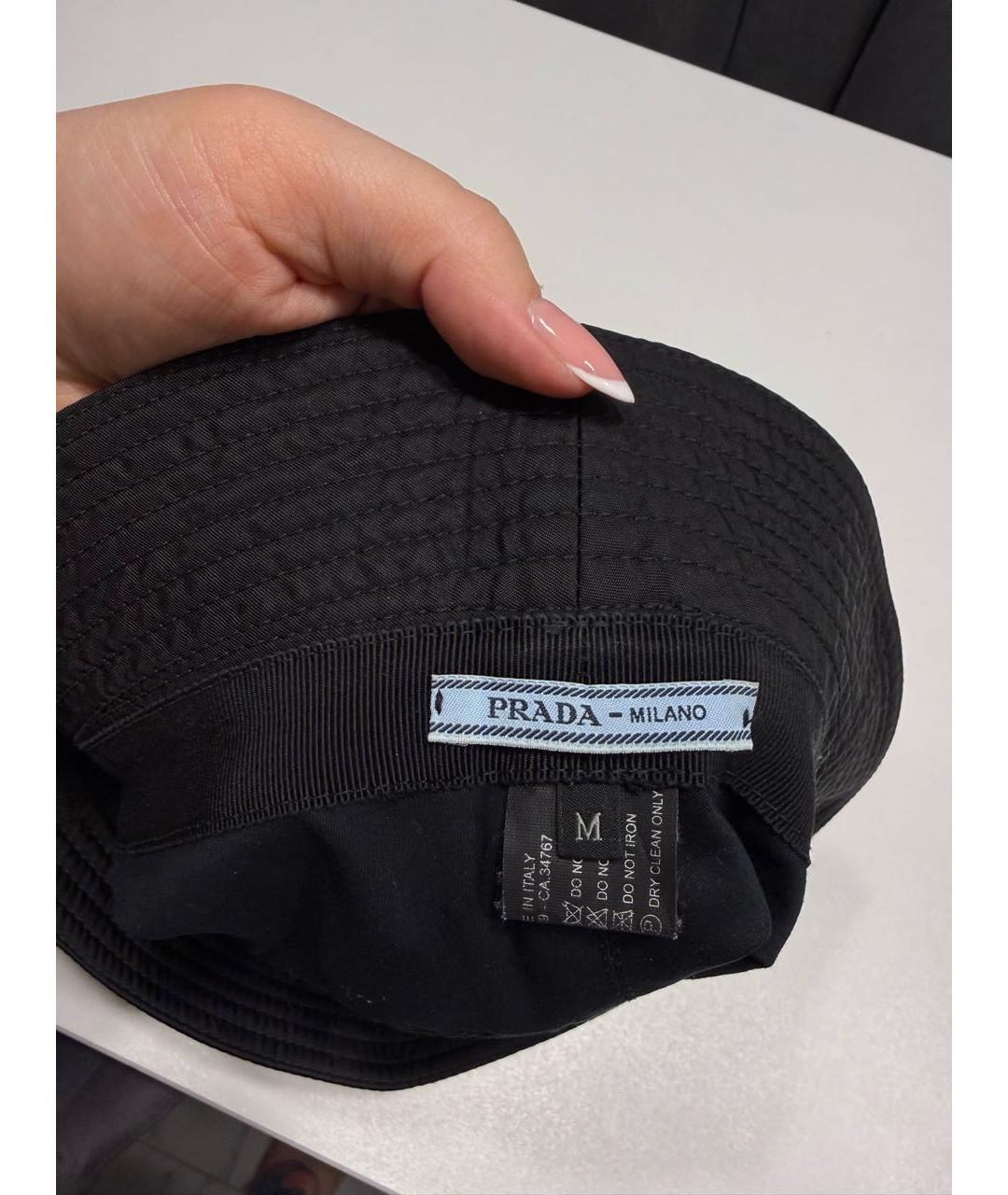 PRADA Черная панама, фото 3