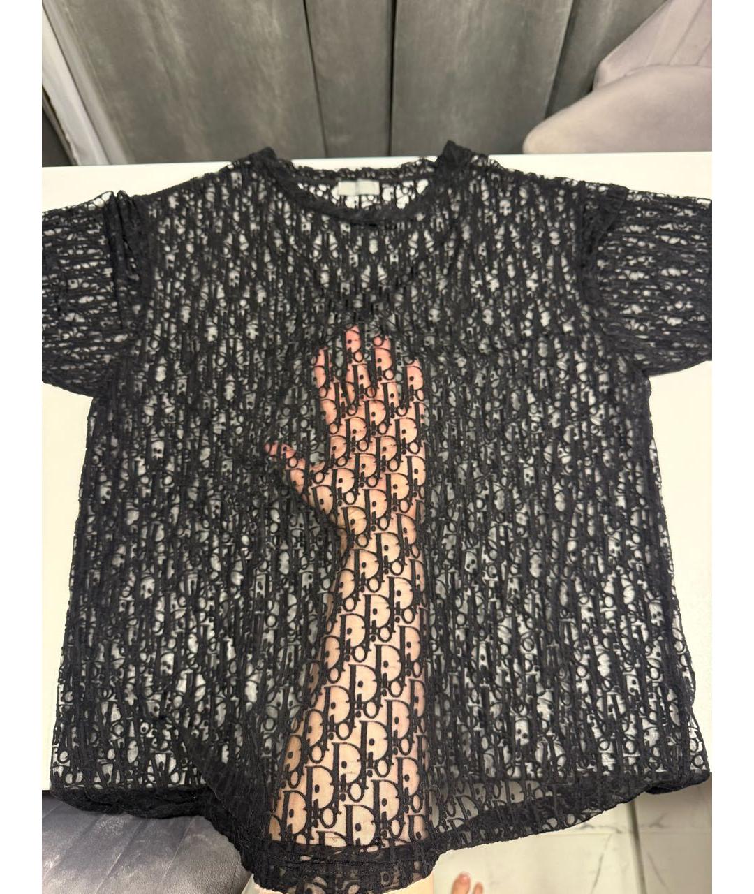 CHRISTIAN DIOR Черная футболка, фото 3
