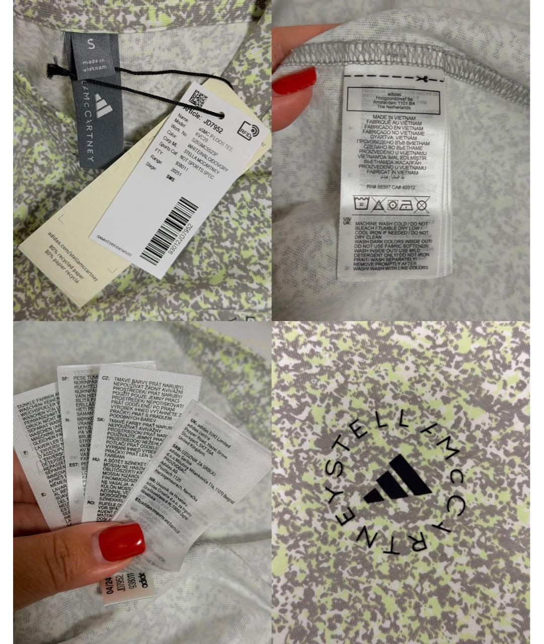 ADIDAS BY STELLA MCCARTNEY Мульти футболка, фото 8