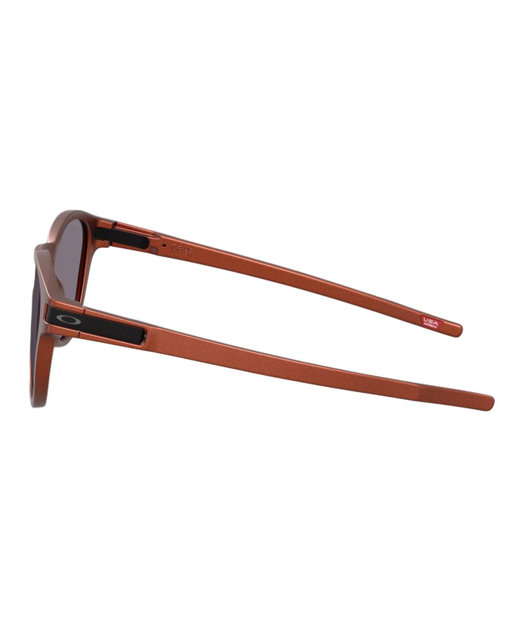 OAKLEY Оранжевые пластиковые солнцезащитные очки, фото 3