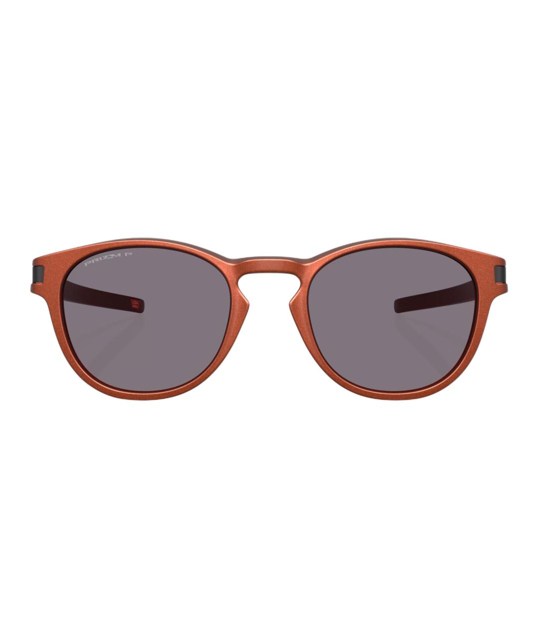 OAKLEY Оранжевые пластиковые солнцезащитные очки, фото 2