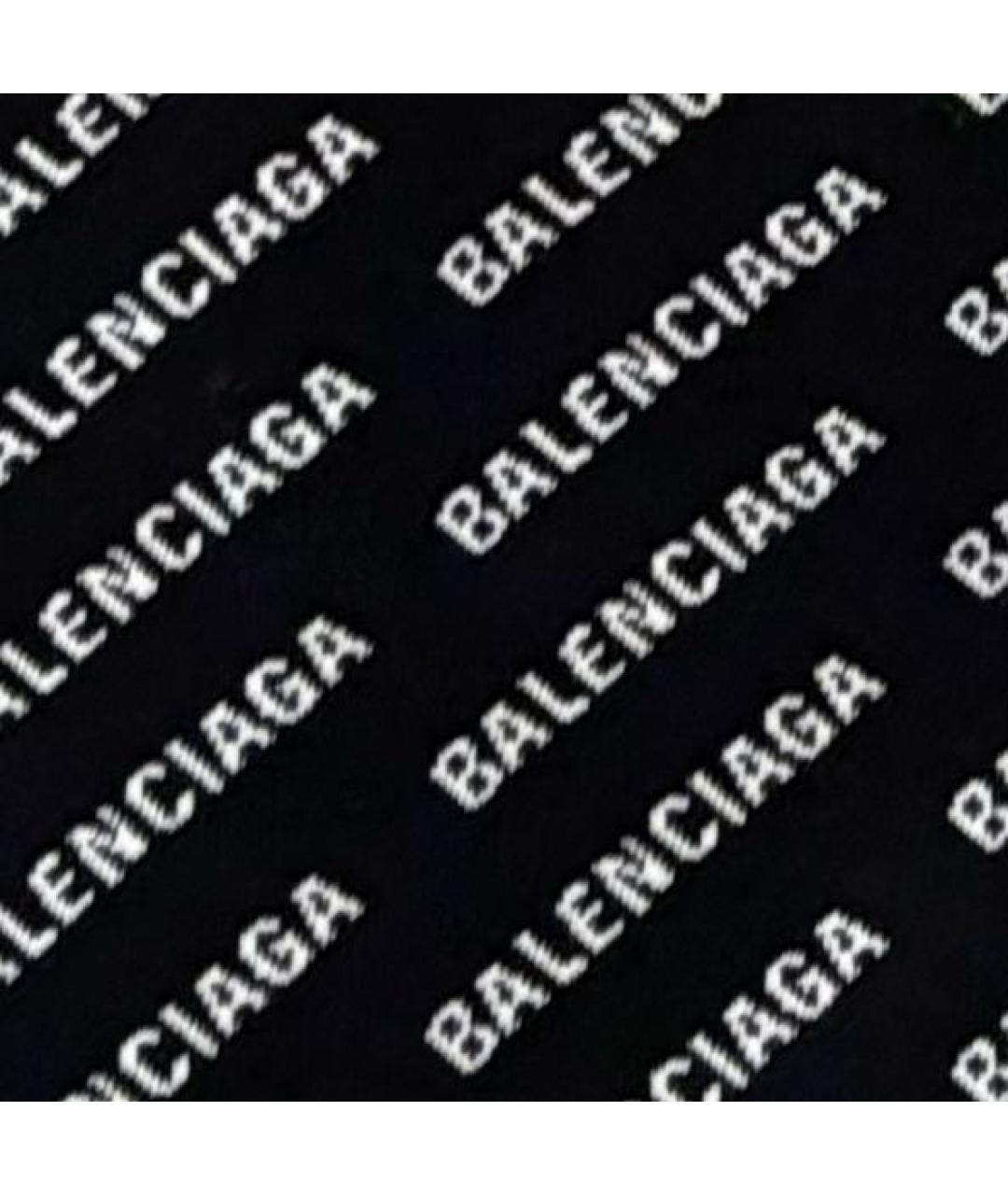 BALENCIAGA Черный шерстяной джемпер / свитер, фото 4