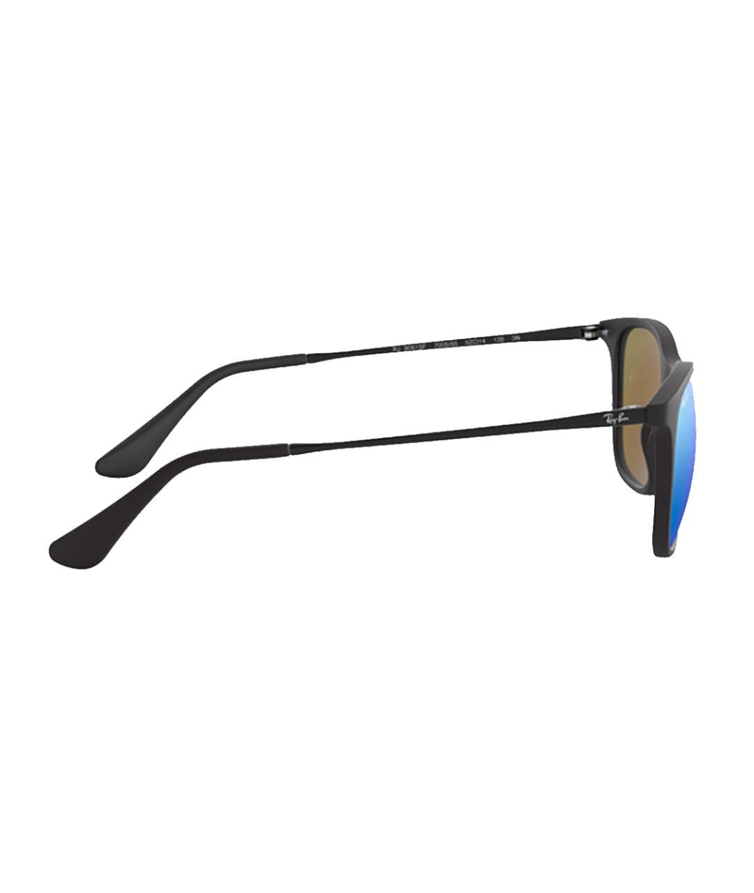 RAY BAN Черные пластиковые солнцезащитные очки, фото 3