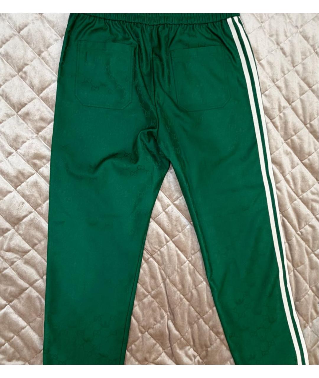 GUCCI Зеленый полиэстеровый спортивный костюм, фото 3