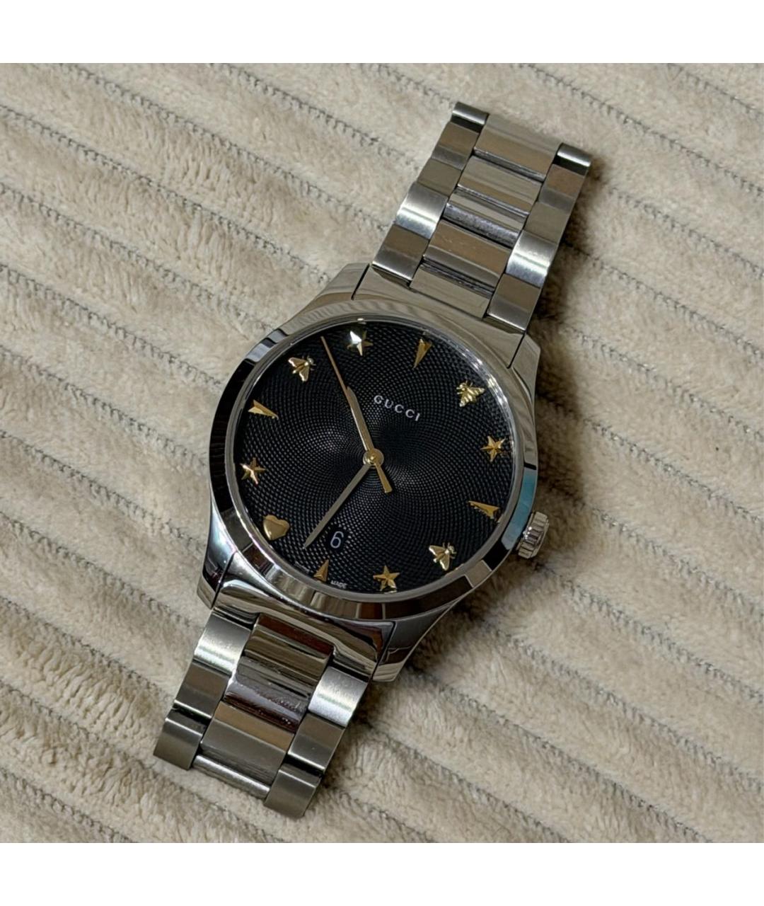 GUCCI Серебряные часы, фото 9