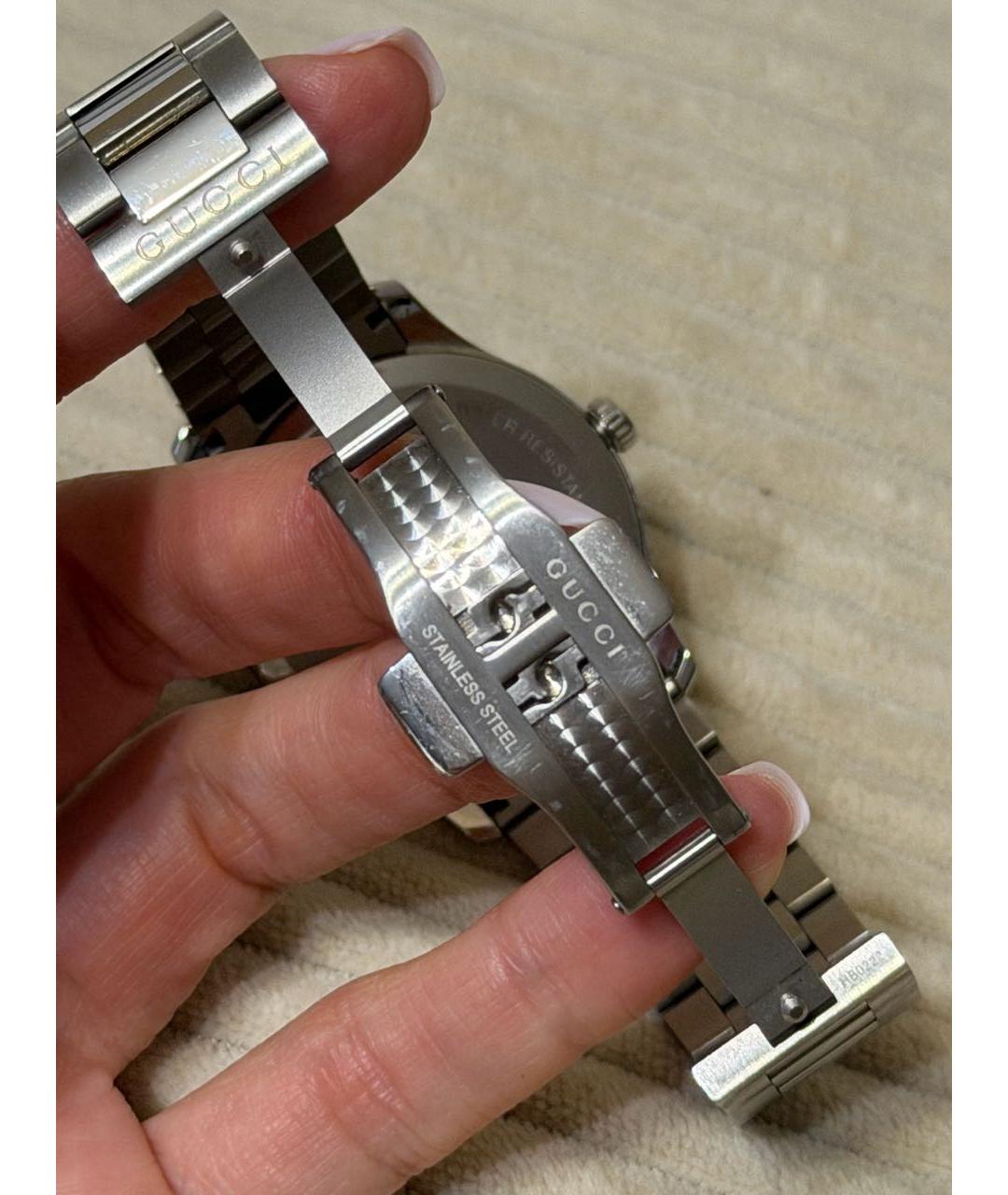 GUCCI Серебряные часы, фото 7