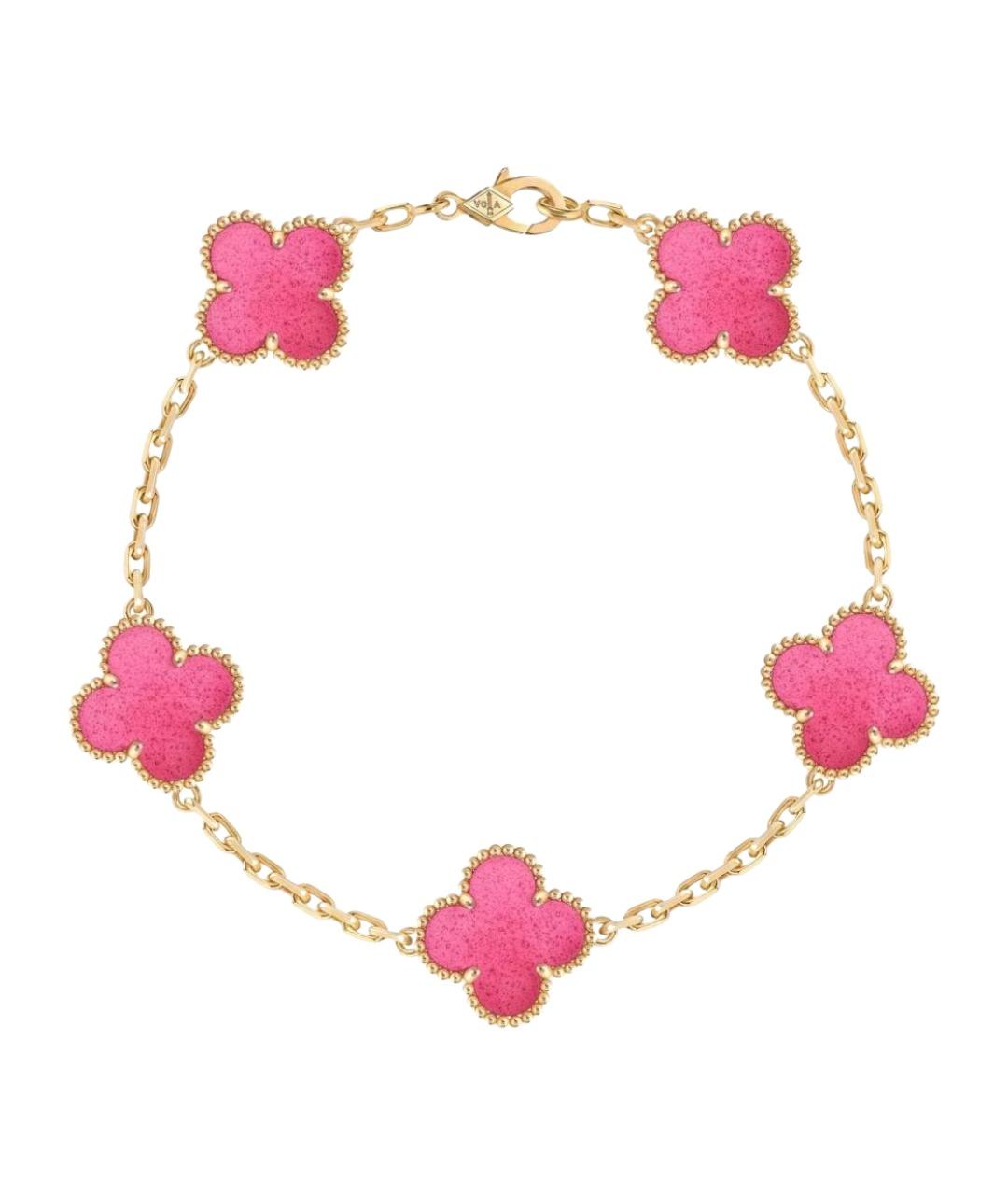 VAN CLEEF & ARPELS Коралловый браслет из желтого золота, фото 1