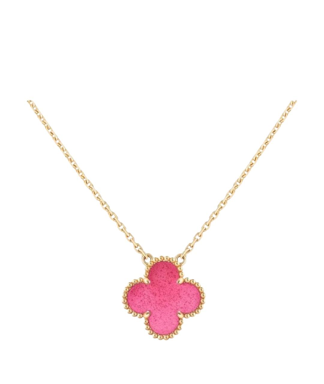VAN CLEEF & ARPELS Коралловая подвеска из желтого золота, фото 1
