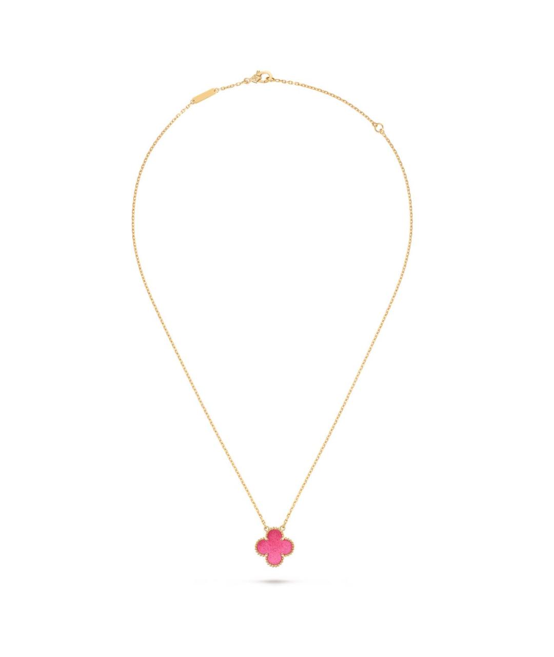 VAN CLEEF & ARPELS Коралловая подвеска из желтого золота, фото 2