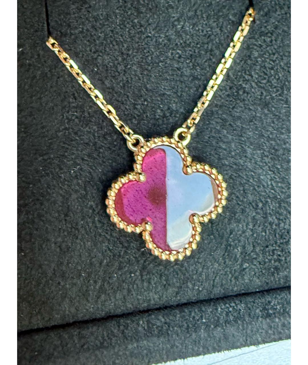 VAN CLEEF & ARPELS Коралловая подвеска из желтого золота, фото 4