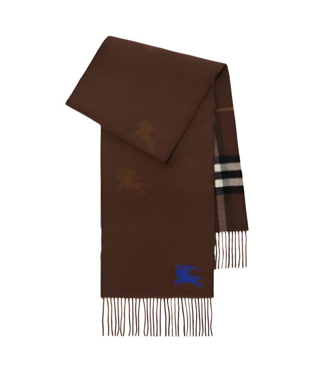 BURBERRY Коричневый шарф, фото 1