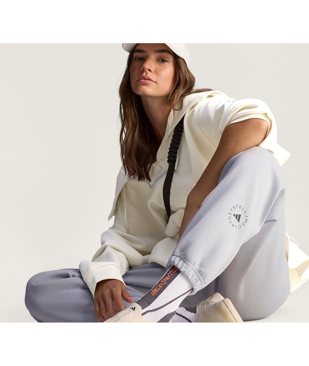 ADIDAS BY STELLA MCCARTNEY Серые прямые брюки, фото 2