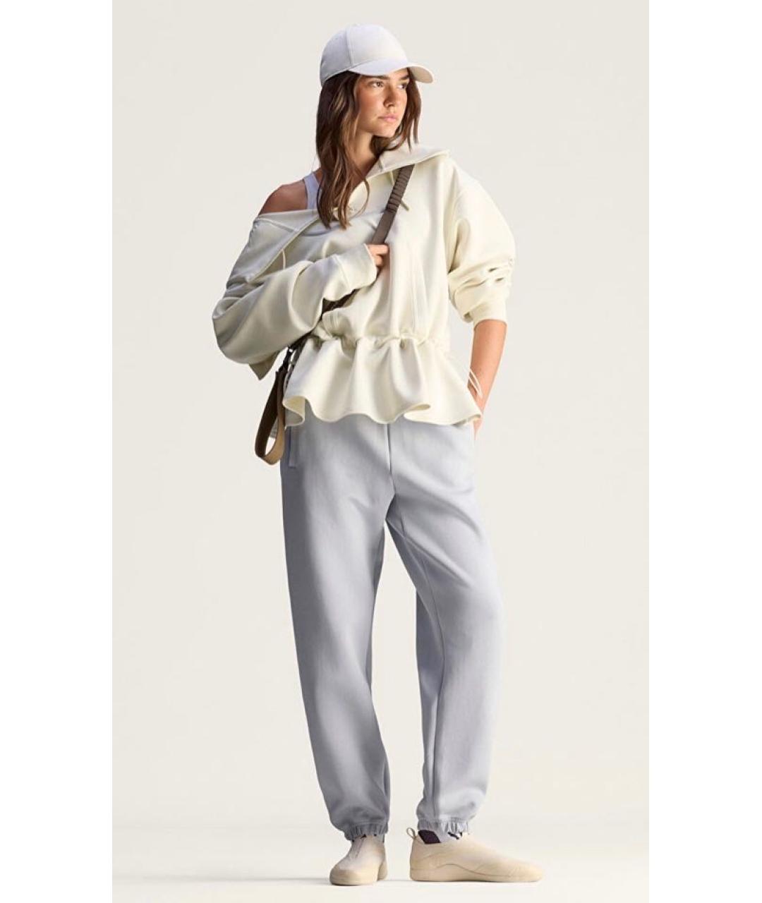 ADIDAS BY STELLA MCCARTNEY Серые прямые брюки, фото 5