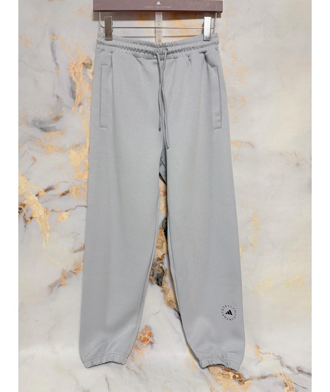 ADIDAS BY STELLA MCCARTNEY Серые прямые брюки, фото 4