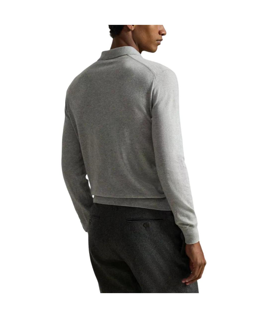 POLO RALPH LAUREN Серый джемпер / свитер, фото 4