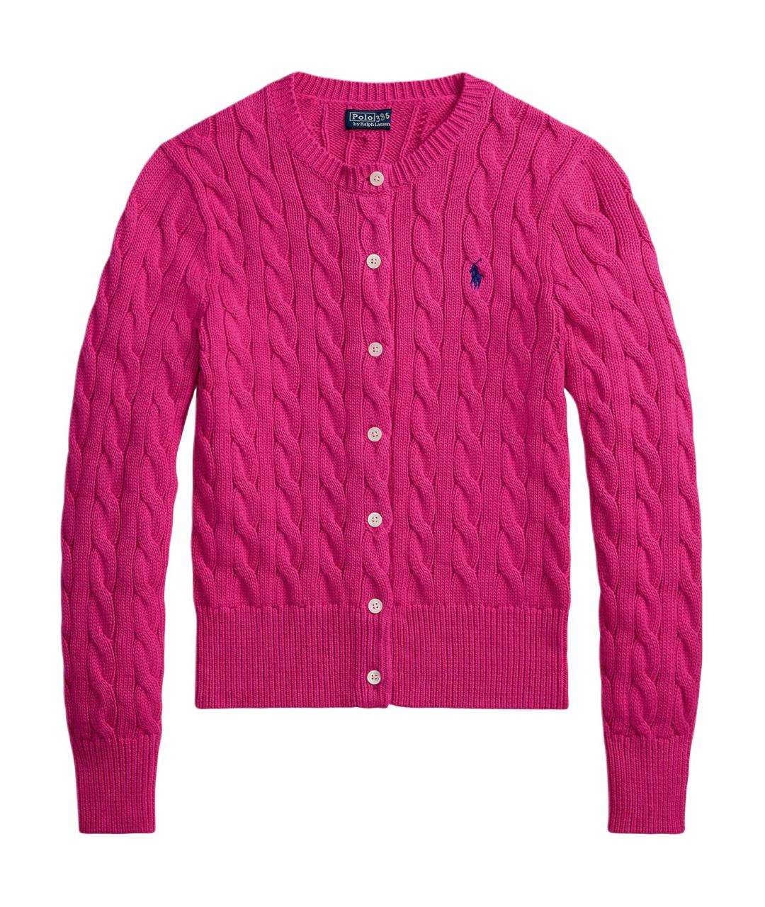 POLO RALPH LAUREN Розовый кардиган, фото 1