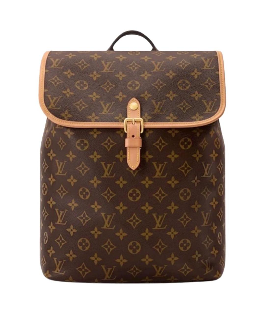 LOUIS VUITTON Коричневый рюкзак из канвы, фото 1