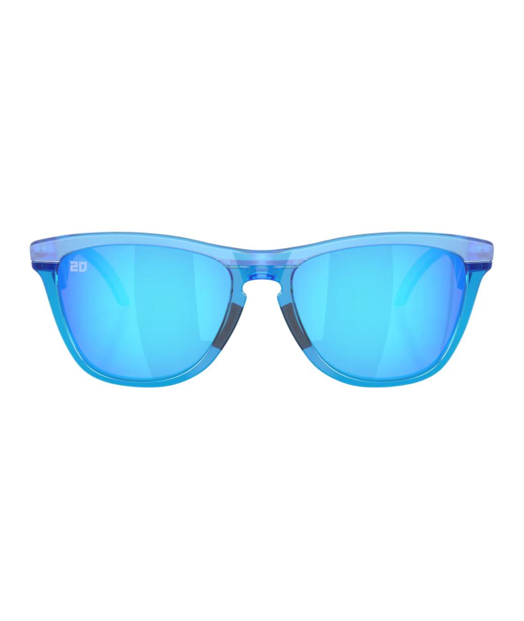 OAKLEY Синие пластиковые солнцезащитные очки, фото 2