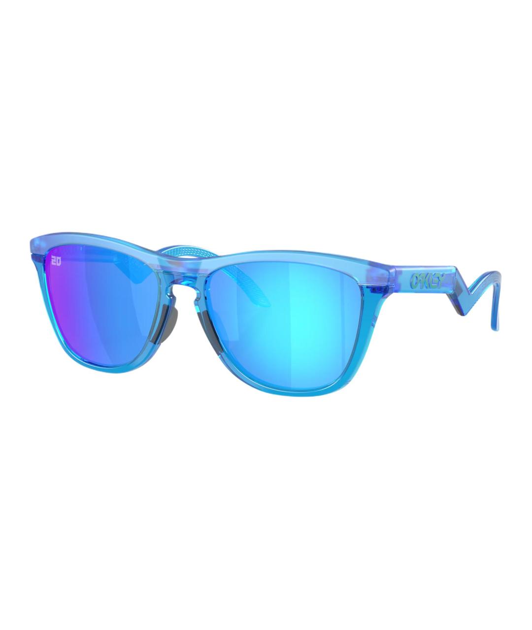 OAKLEY Синие пластиковые солнцезащитные очки, фото 1