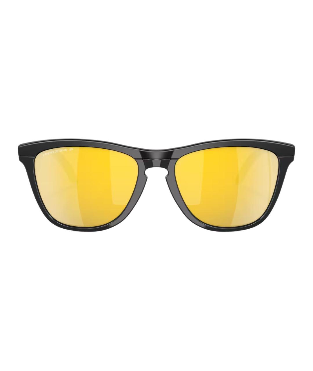 OAKLEY Черные пластиковые солнцезащитные очки, фото 2