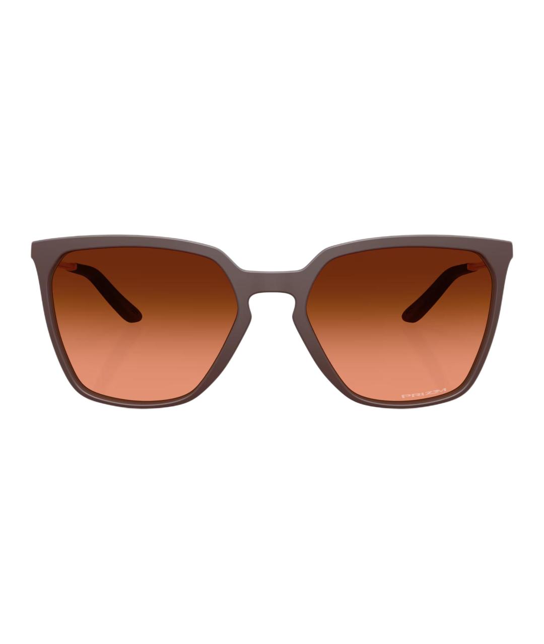 OAKLEY Коричневые пластиковые солнцезащитные очки, фото 2