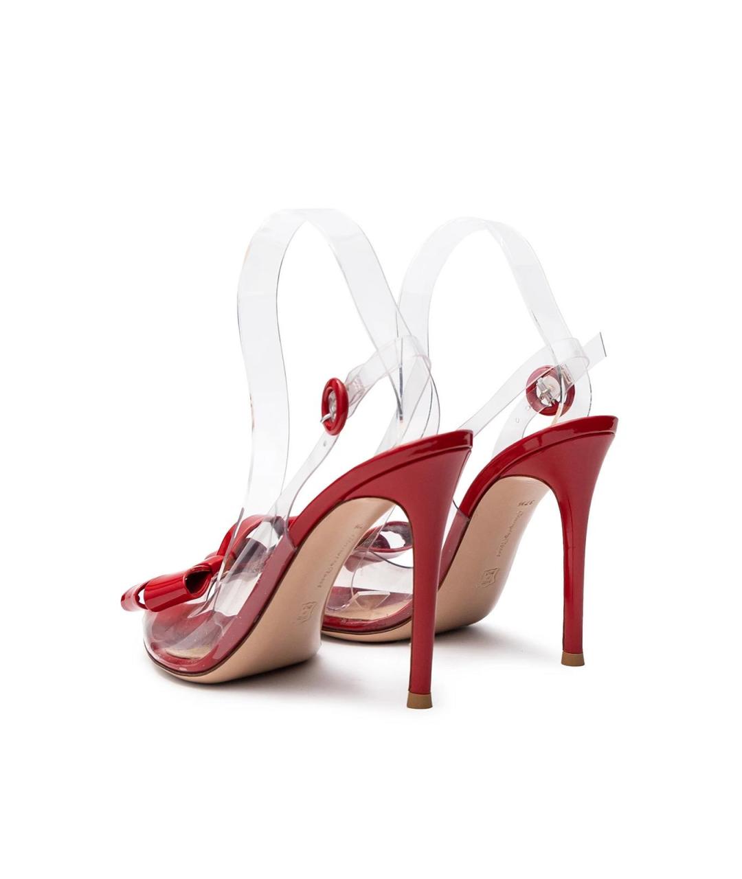 GIANVITO ROSSI Красные туфли из лакированной кожи, фото 3