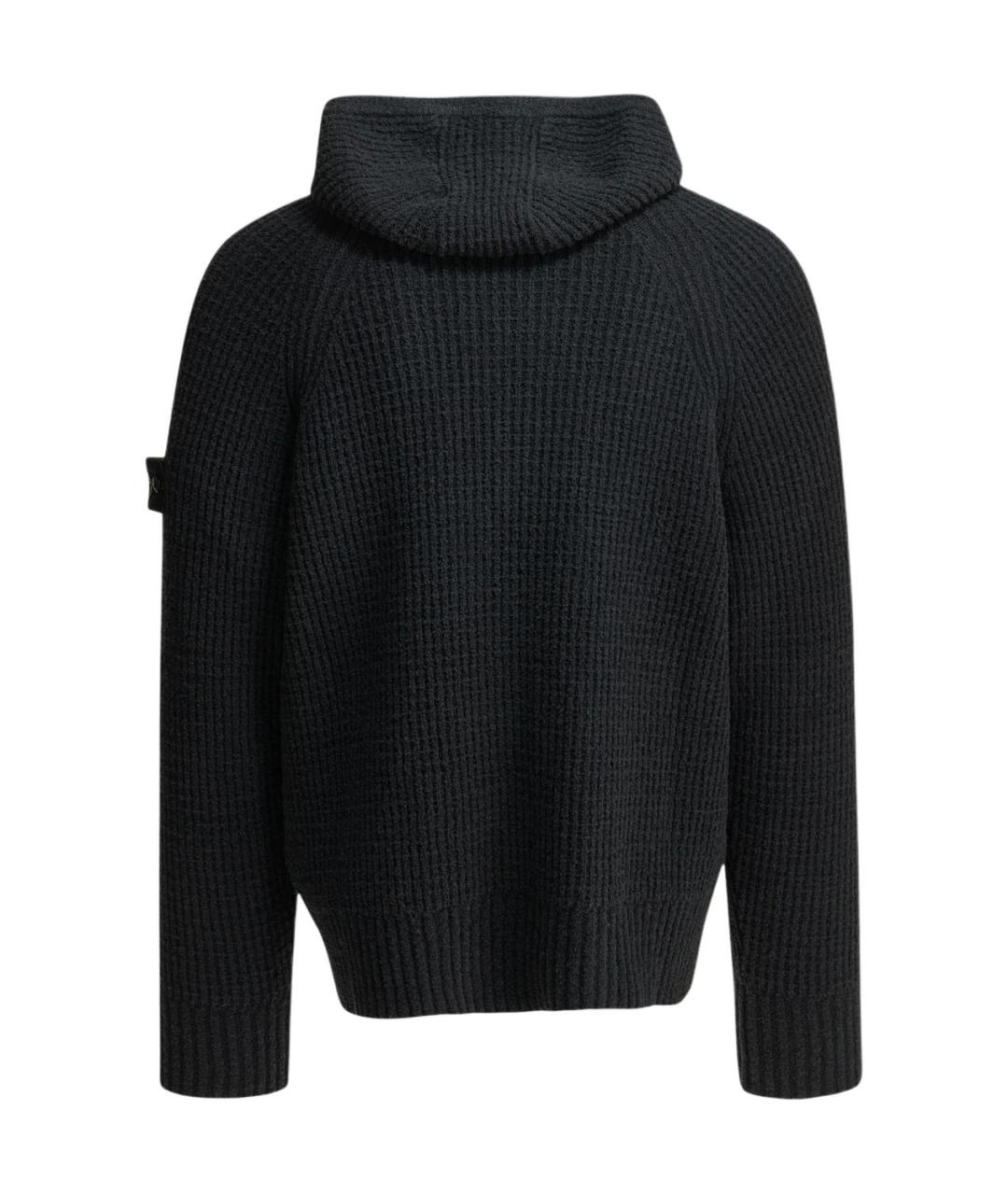 STONE ISLAND Черный джемпер / свитер, фото 2