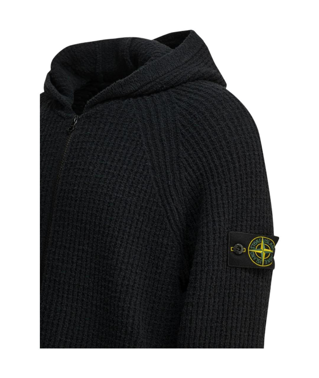 STONE ISLAND Черный джемпер / свитер, фото 3