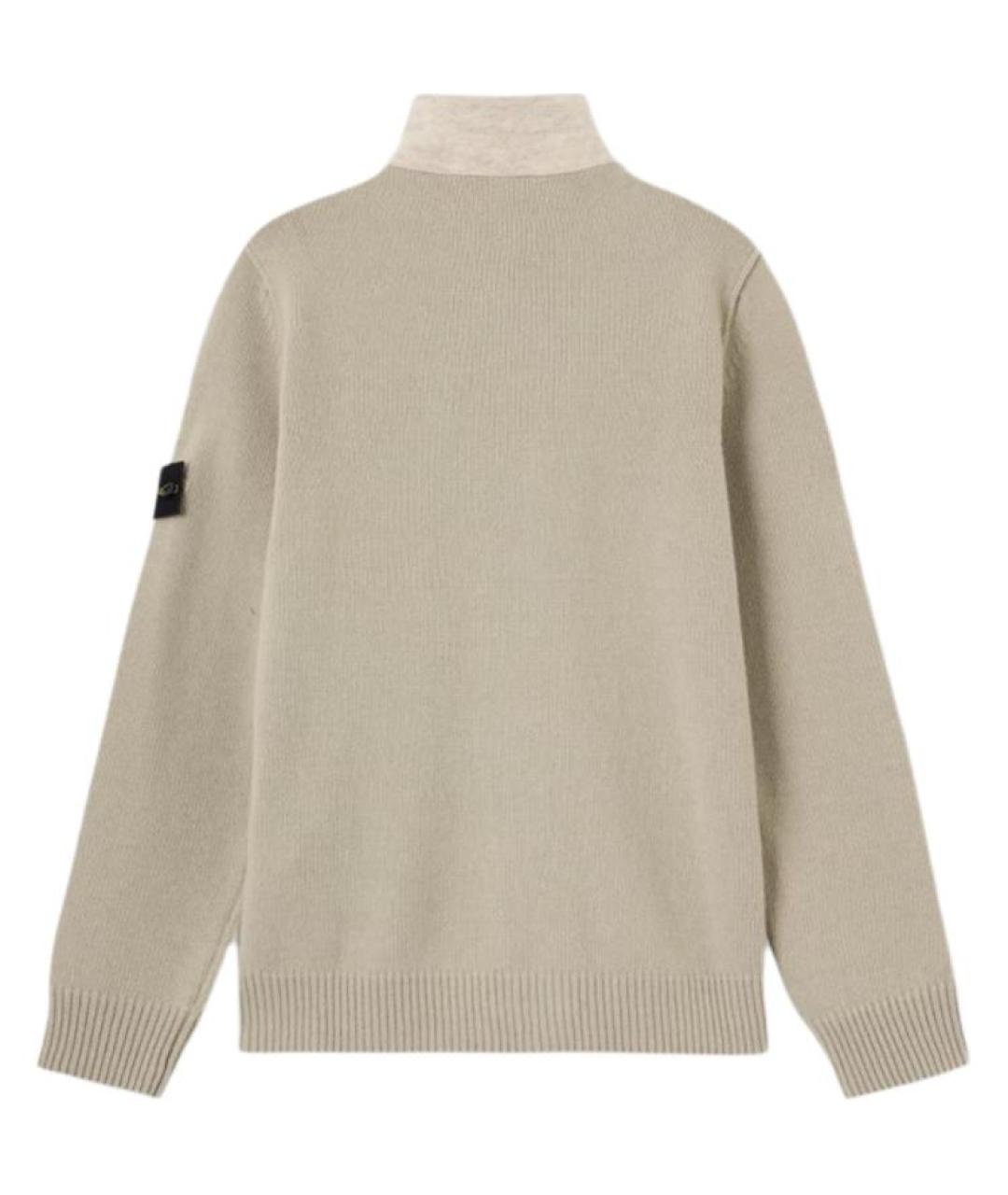 STONE ISLAND Бежевый кардиган, фото 2