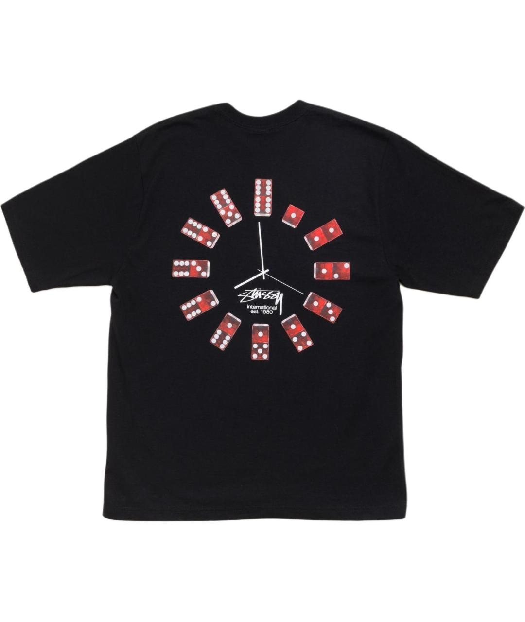 STUSSY Черная футболка, фото 2