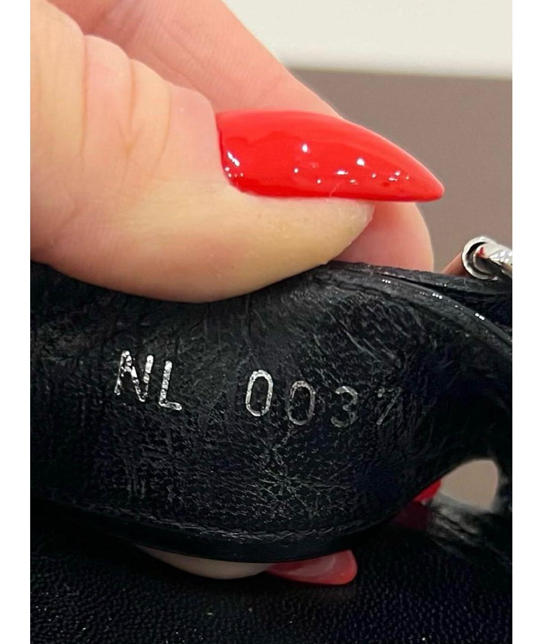 LOUIS VUITTON Черные текстильные мюли, фото 8
