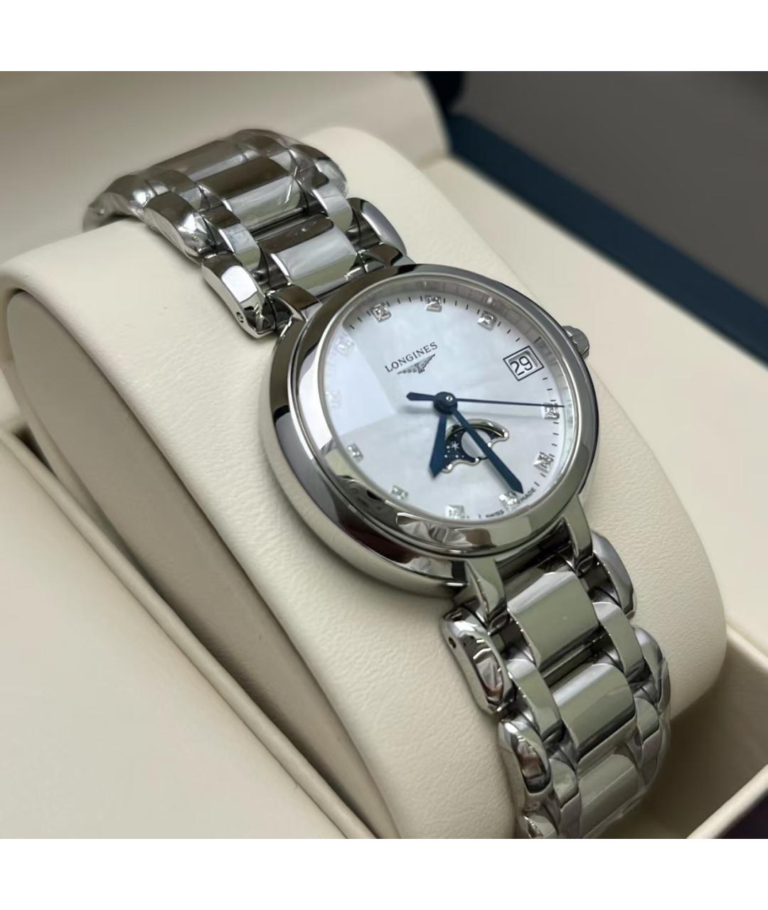 LONGINES Серебряные часы, фото 4