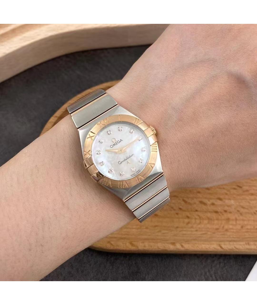 OMEGA Золотые часы из розового золота, фото 5