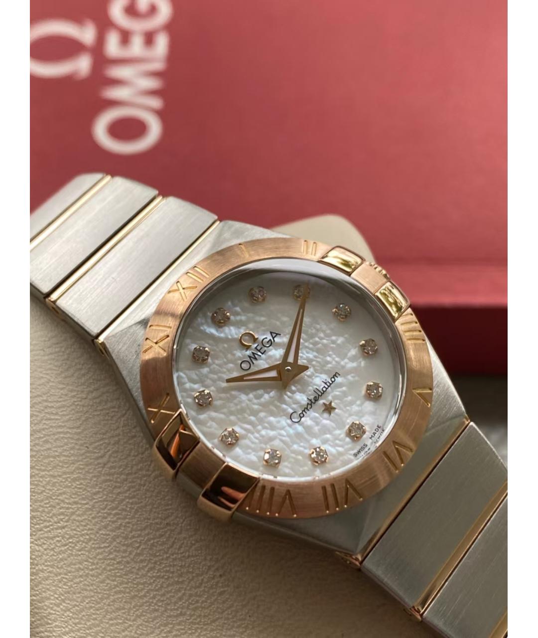 OMEGA Золотые часы из розового золота, фото 3