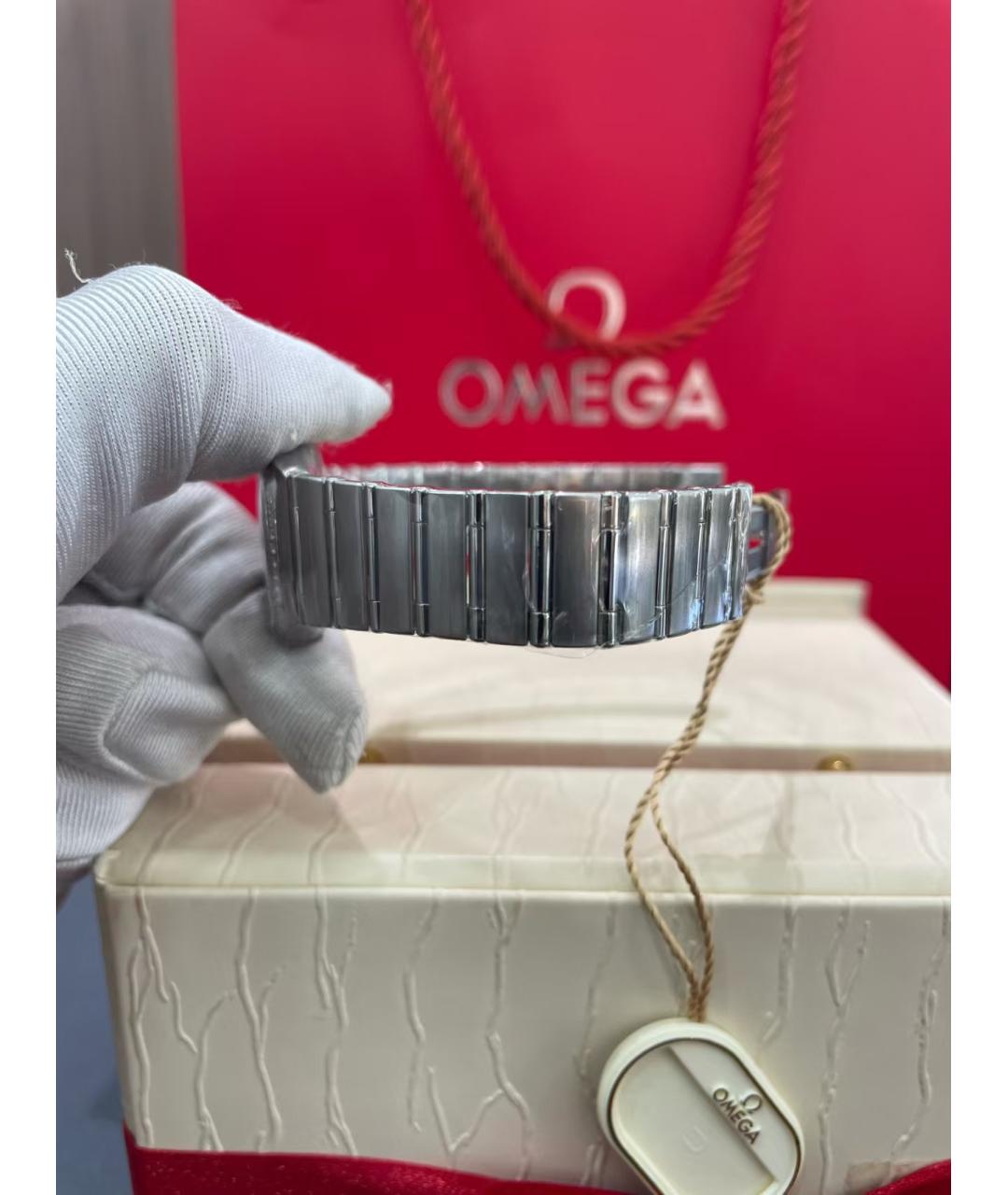 OMEGA Серебряные часы, фото 3