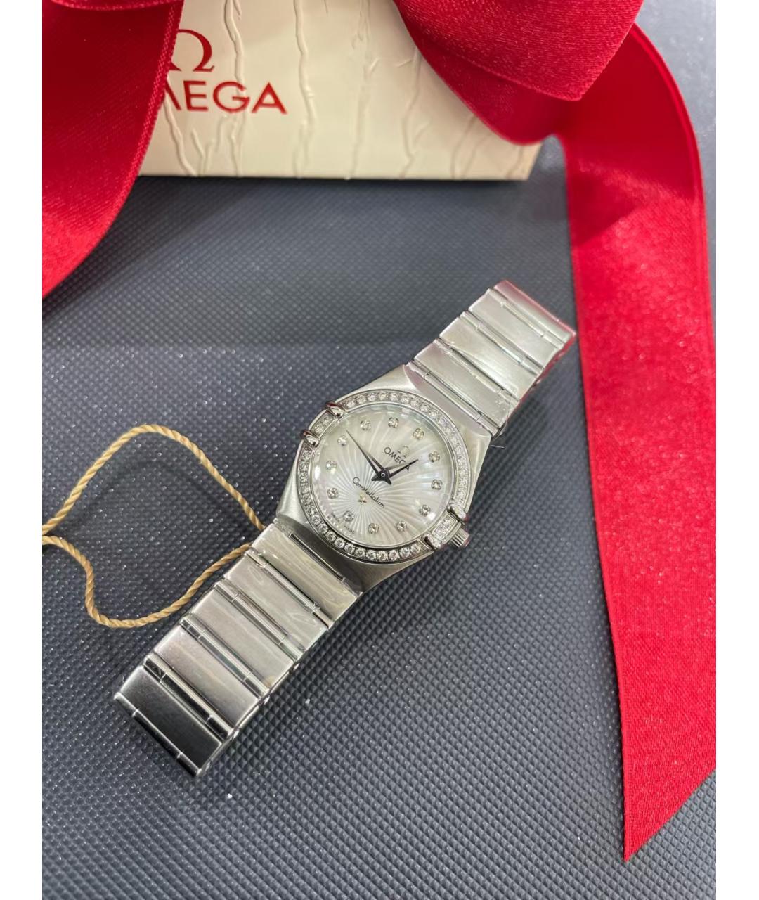 OMEGA Серебряные часы, фото 4