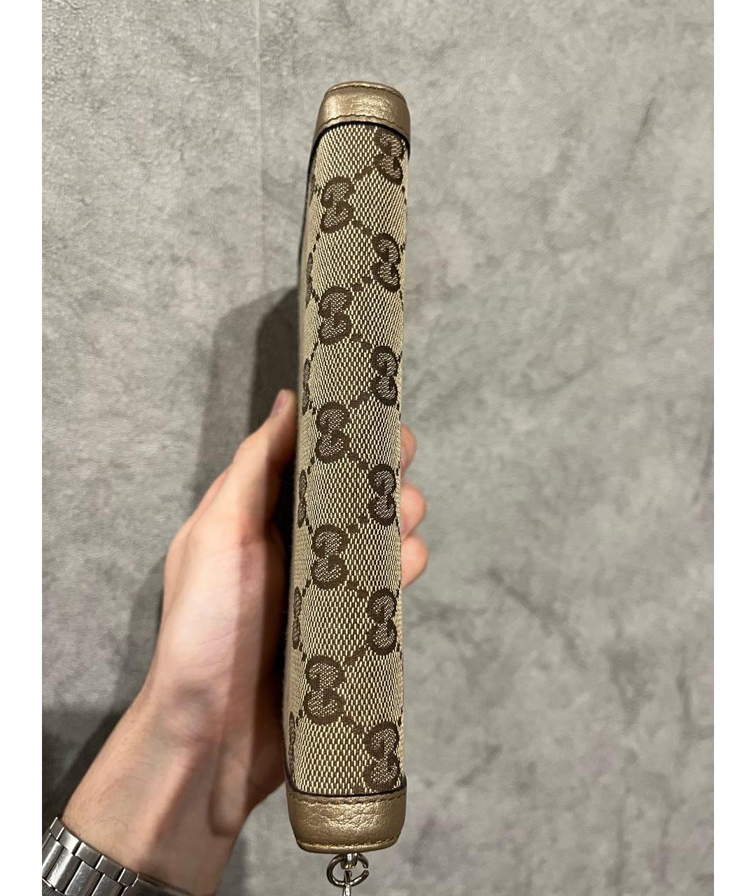 GUCCI Бежевый кошелек, фото 3