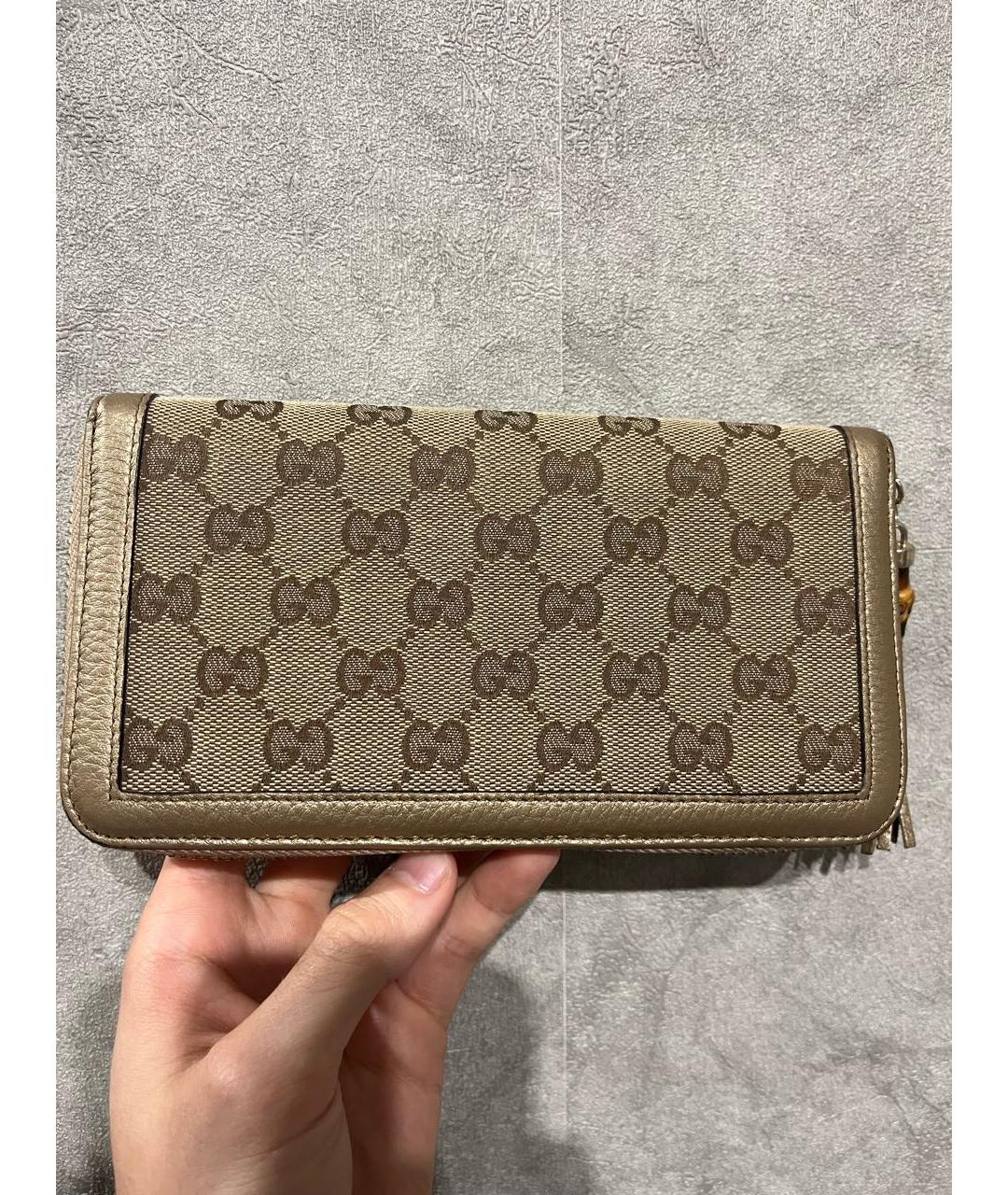 GUCCI Бежевый кошелек, фото 2