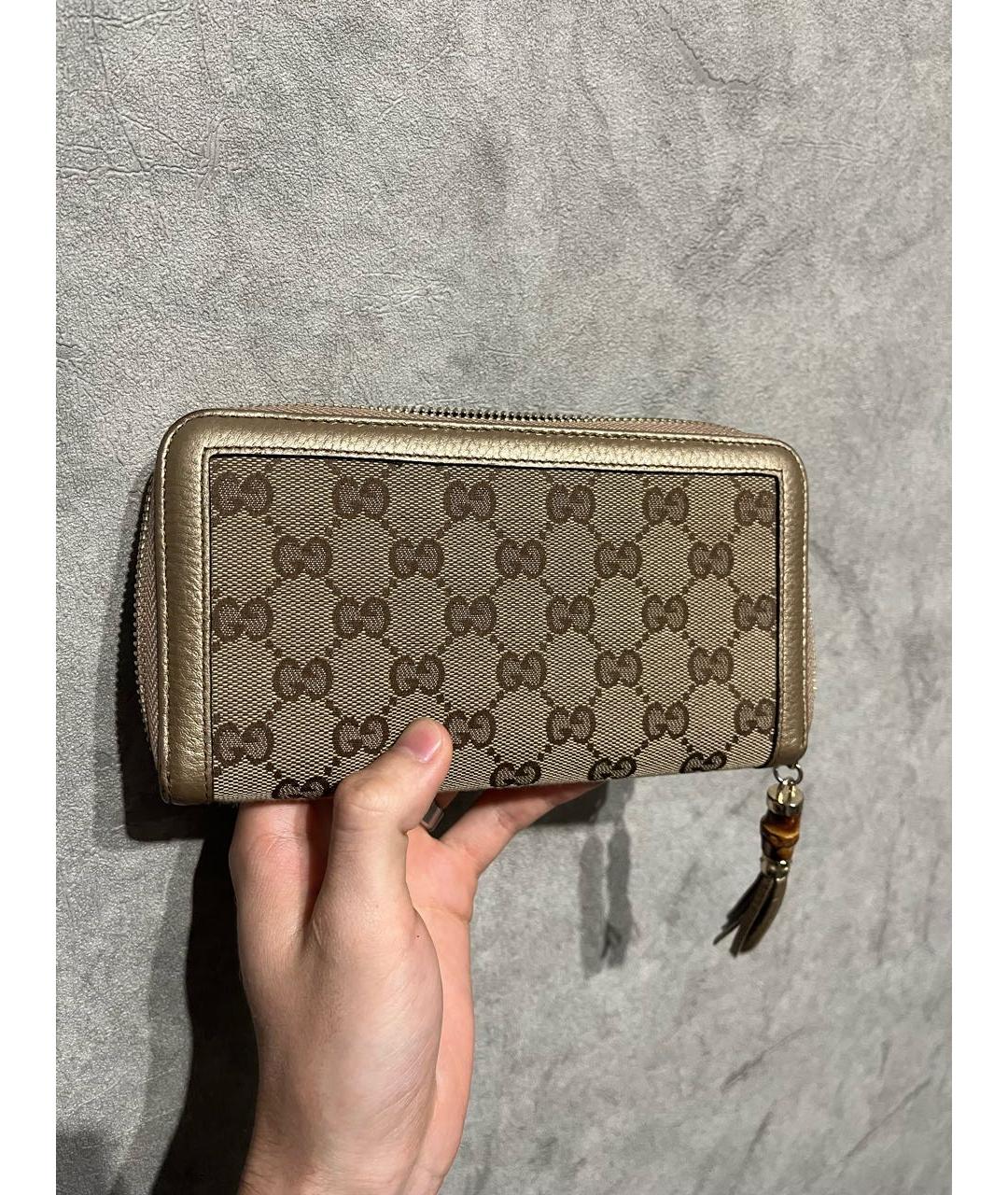 GUCCI Бежевый кошелек, фото 8